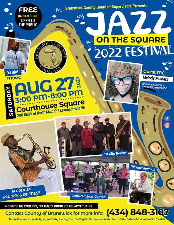 8-27-22 Jazz on the Square Flyer 2022